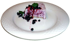 Blåbärs-cheesecake